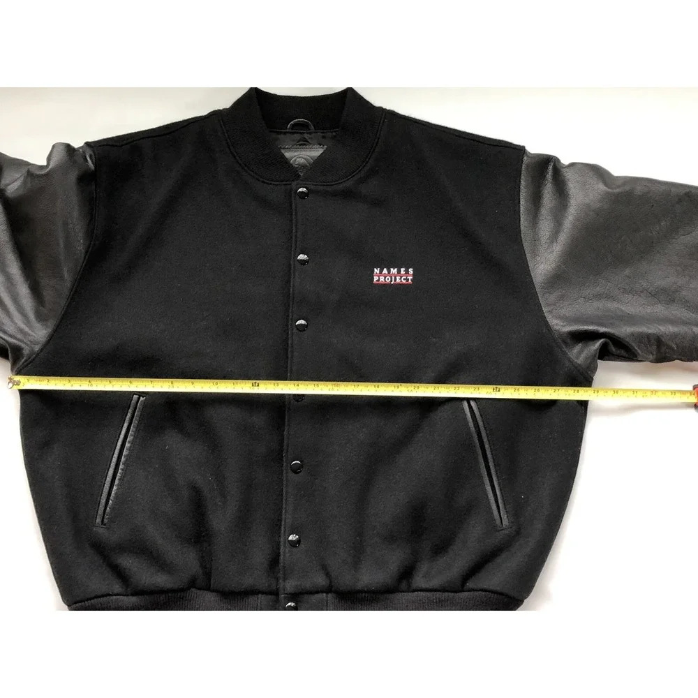Golden Bear Jacket‎ Men XXL Letterman Names Project AIDS Memorial Quilt LGBTQ